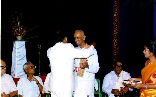 S. Ram Bharati and Head Master Venkatakrishnan R.