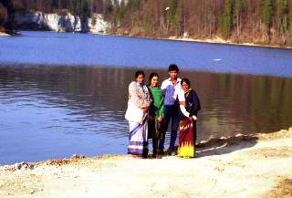 Dancer Jayanthasri Rajaram with the musicians