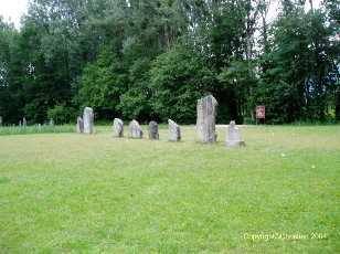 Menhirs n�olithique de Clendy