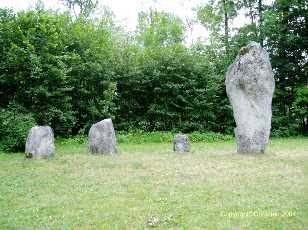 Menhirs n�olithique de Clendy