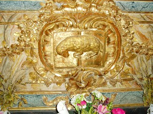 Retable renov� des Ferr�re d'Ast� � l'�glise Saint Martin � Antist