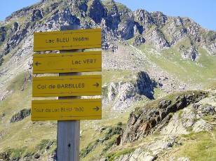 La mont�e au lac Bleu
